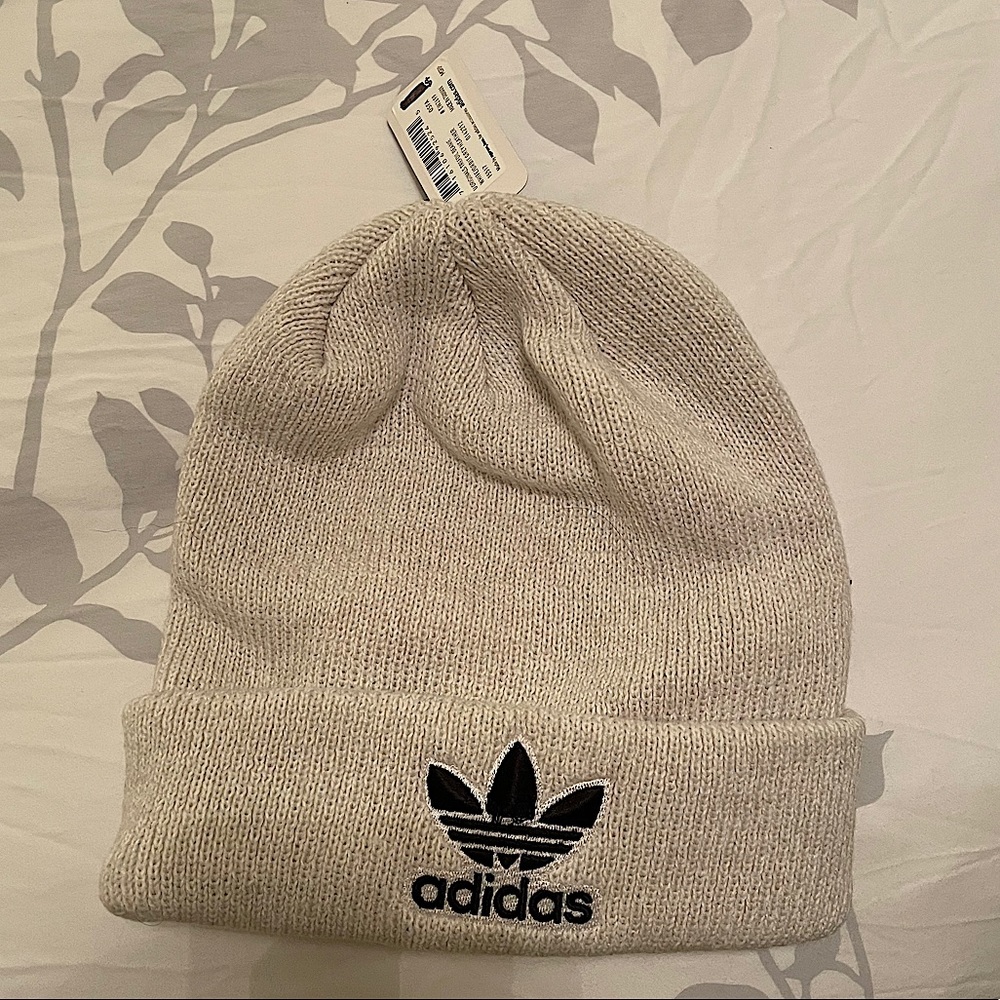 ADIDAS white/grey beanie